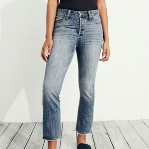 Hollister high rise vintage straight
